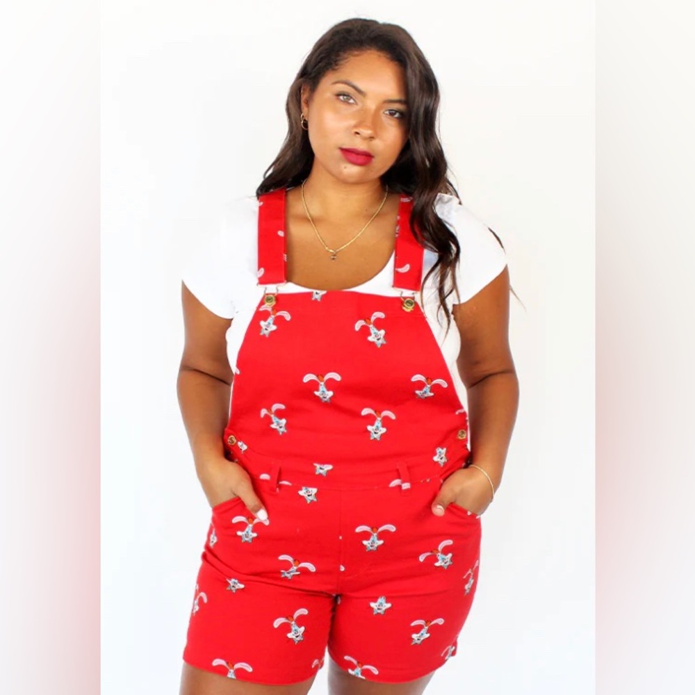 Who Framed Rodger Rabbit size small shortalls  NWT